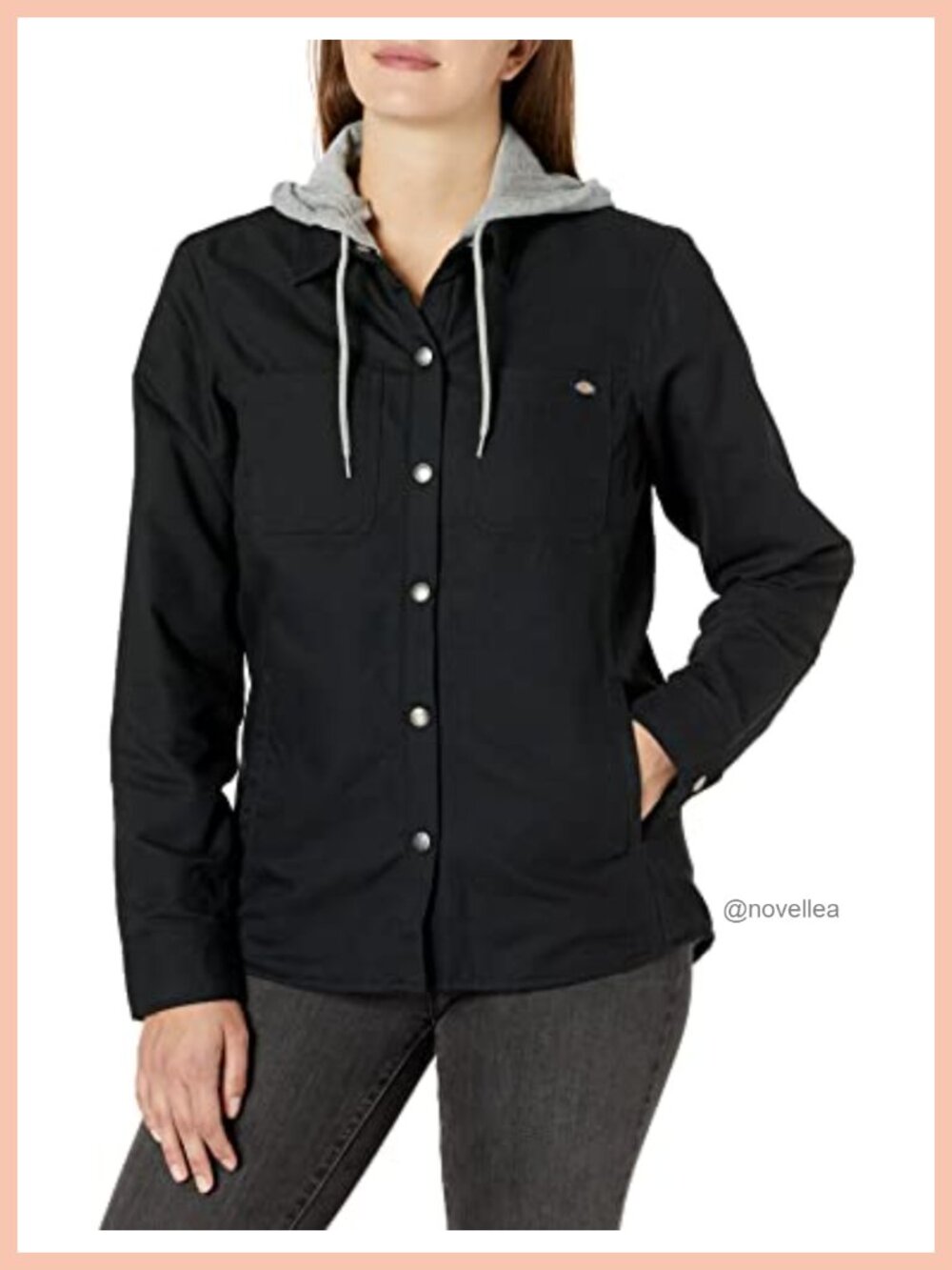 Dickies Duck Hooded Shirt Jacket Water Repellent Regular Fit